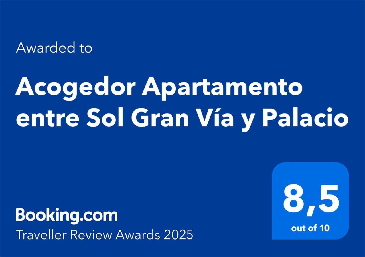 Acogedor Apartamento Entre Sol Gran Via Y Palacio 마드리드 외부 사진